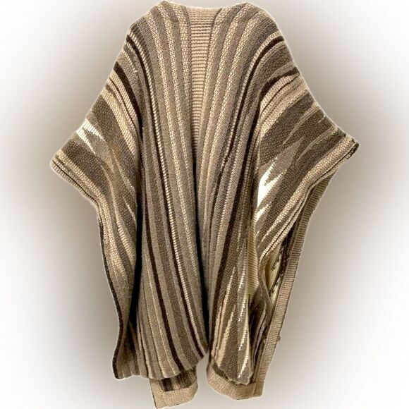 Ralph Lauren Black Label Cashmere Serape Ruana - Picture 4 of 16